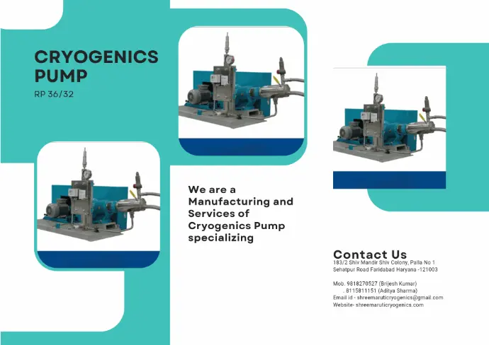 reciprocating cryo pump, reciprocating cryogenics pump model, liquid pump model