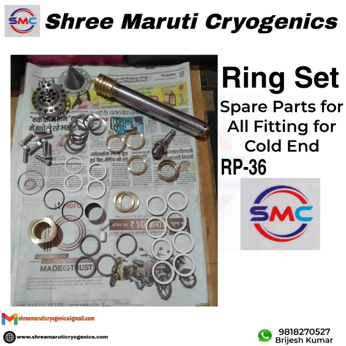 RING SET SPARE PARTS CRYOGENICS PUMP, CRYOGENICS PUMP SPARE PARTS