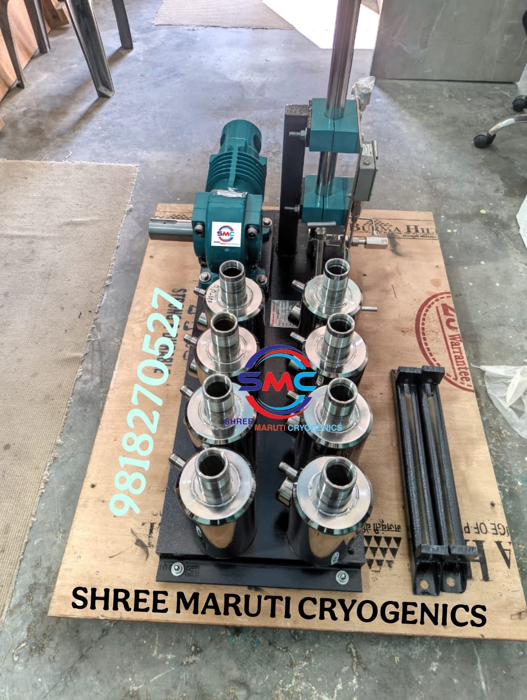 COLD END ASSEMBLY OXYGEN AND NITROGEN PUMP